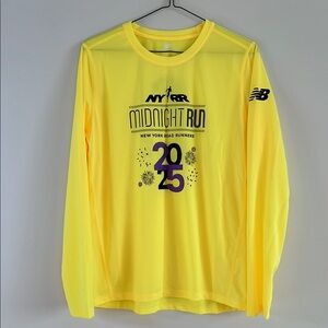 2024 New Year Eve New Balance NYRR Midnight Run Race Tee - Women Small
